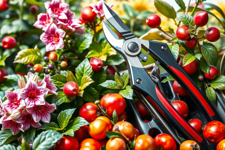 Ten plantas más productivas con una poda de floración y fructificación