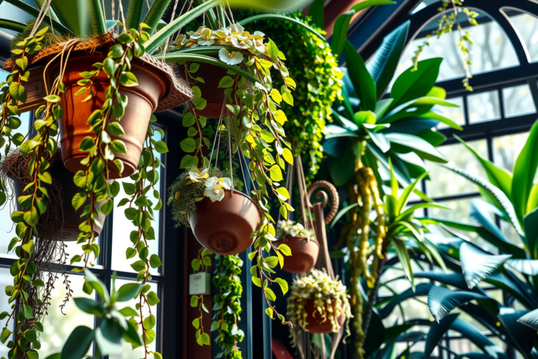 Plantas colgantes y trepadoras de interior perfectas para tu patio.