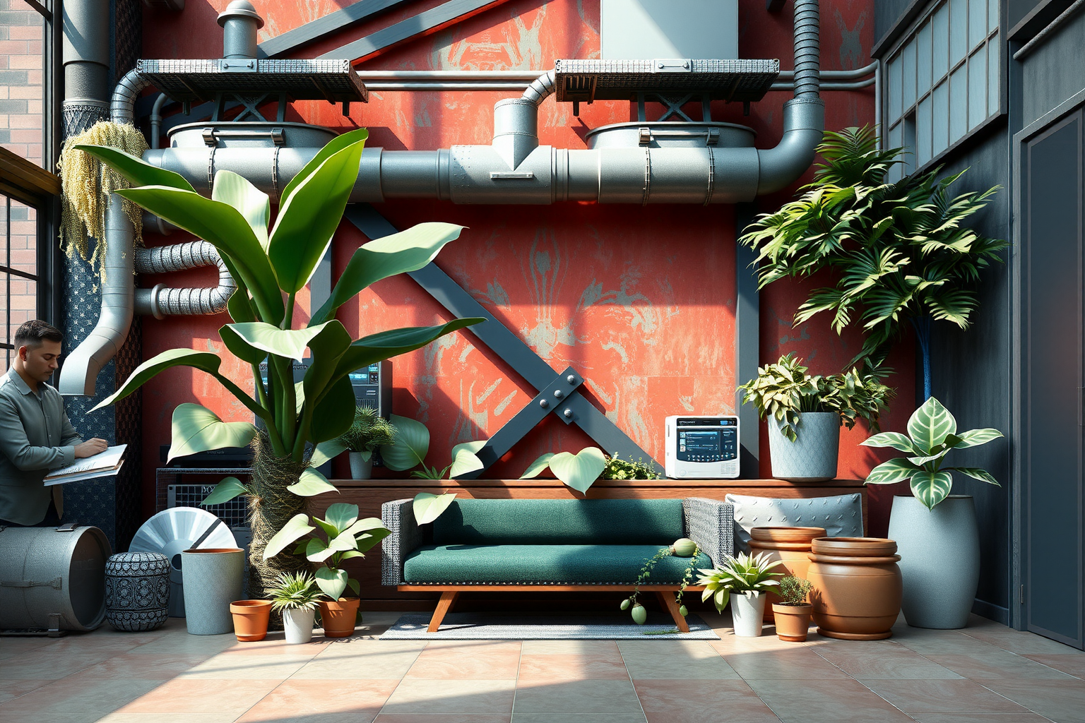 dale verde a tu vida con el estilo decorativo industrial