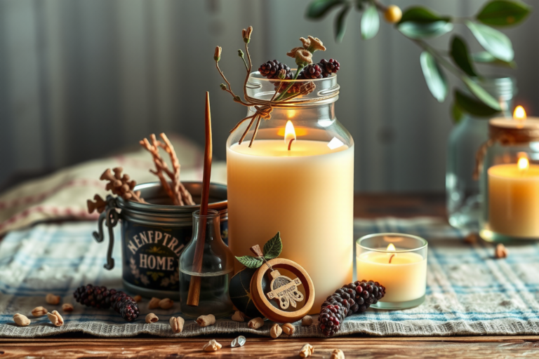 Crea velas caseras con Hierbas y Esencias Naturales