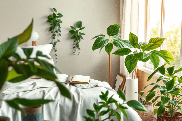 plantas ideales para un dormitorio fresco y relajante