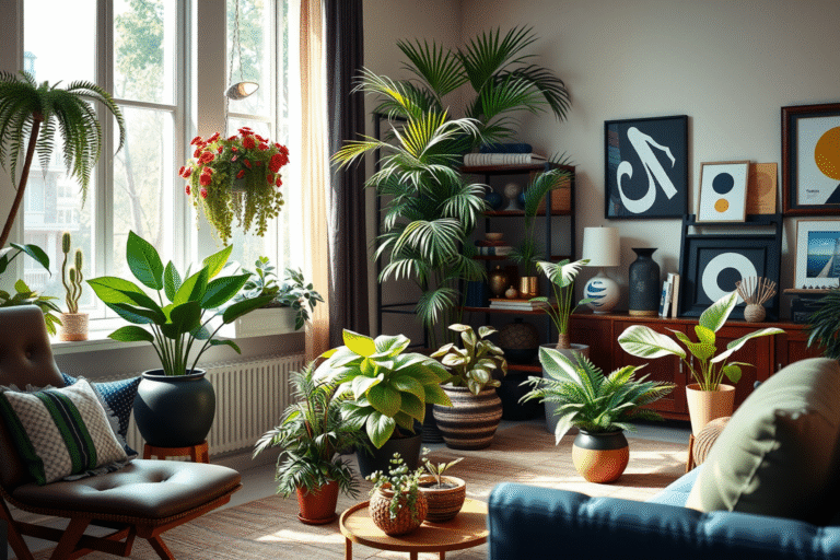 plantas perfectas para la sala de estar