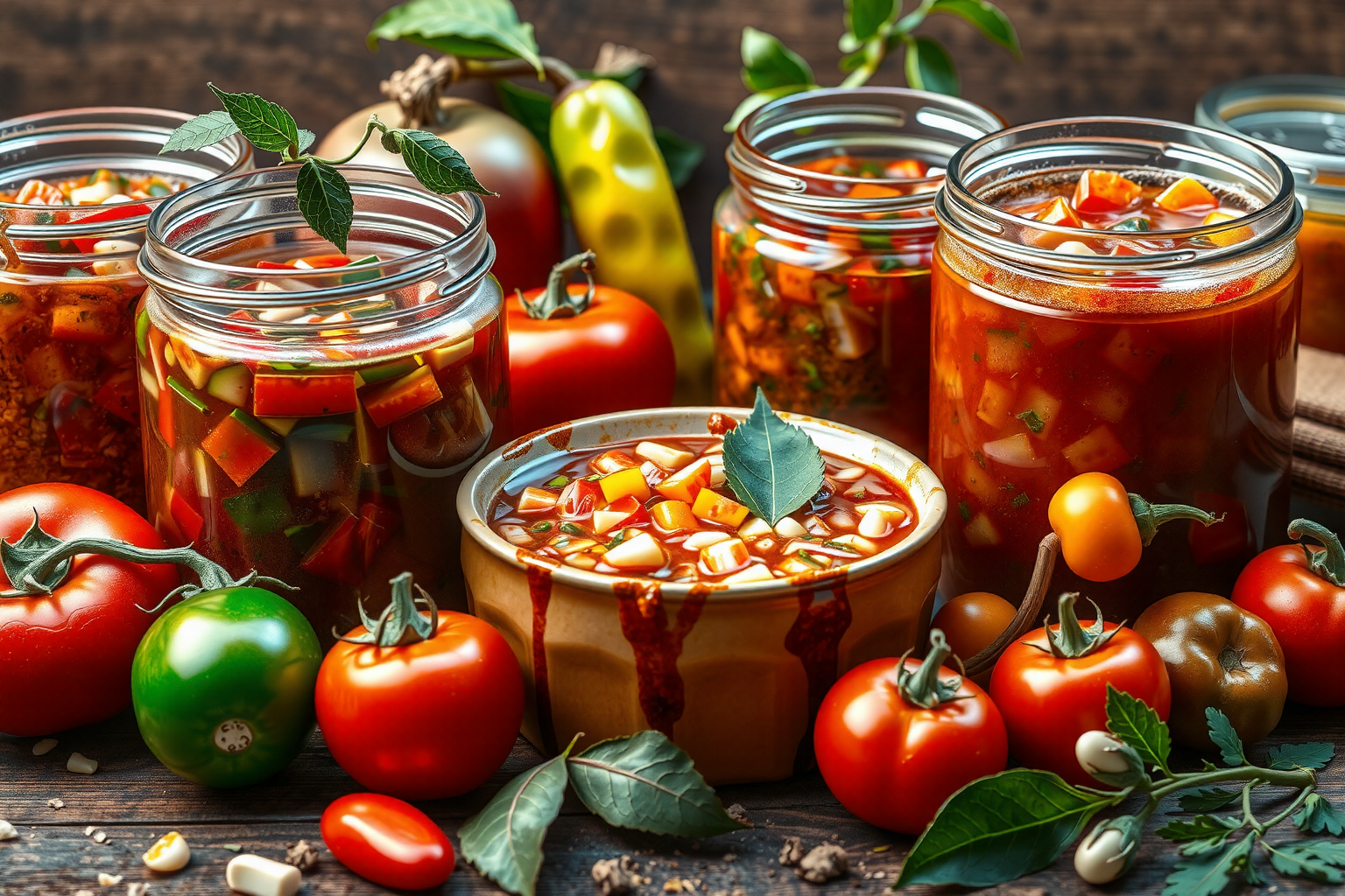 Haz tus propias Salsas y Conservas Caseras con Sabores de tu Huerto