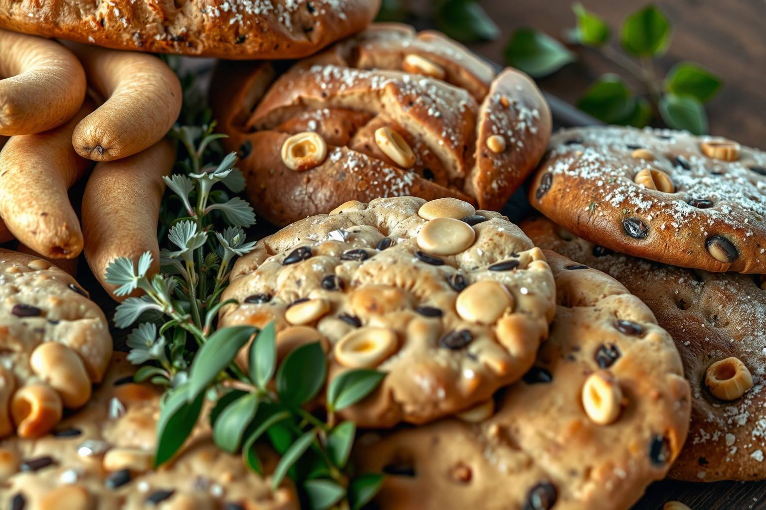 te enseño a hacer Panificados y Galletas con Hierbas del Huerto