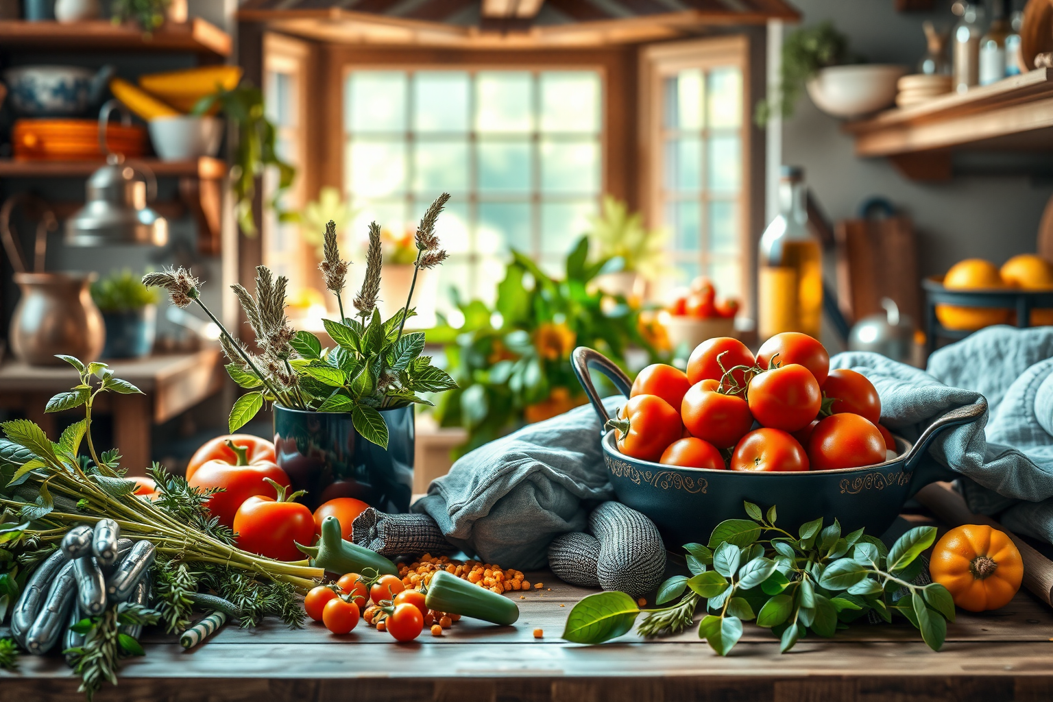 Recetas por Estación con Ingredientes Frescos del Huerto
